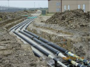 Length of plumbing pipes by Heggemann Inc. at Bowling Green prison