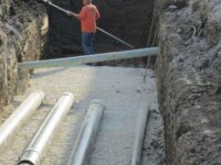 Heggemann Inc. technician working on pipes for Bowling Green Prison